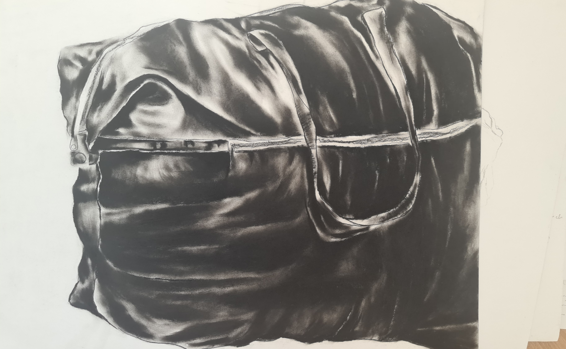 Sac de voyage au fusain